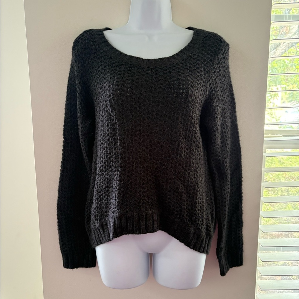 Roxy Black Crew Neck Sweater